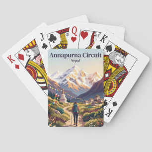 Annapurna Circuit Nepal Pokerkaarten