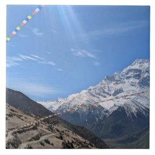 Annapurna Circuit trek in centraal Nepal Tegeltje