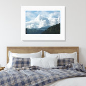 ANNAPURNA IM WOLKENMANTEL CANVAS AFDRUK (Insitu (Slaapkamer))