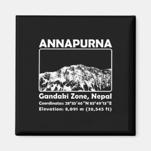 Annapurna Mif Nepal Bergbeklimmen Trekken Magneet