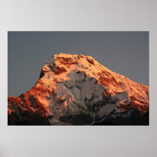 Annapurna South Sunrise 1 Poster