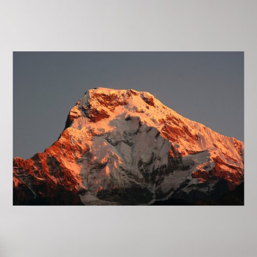 Annapurna South Sunrise 1 Poster (Voorkant)
