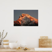 Annapurna South Sunrise 1 Poster (Keuken)