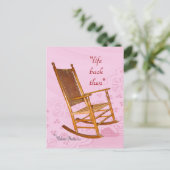 Anna's Antiek Rocker - pas aan Briefkaart (Staand voorkant)