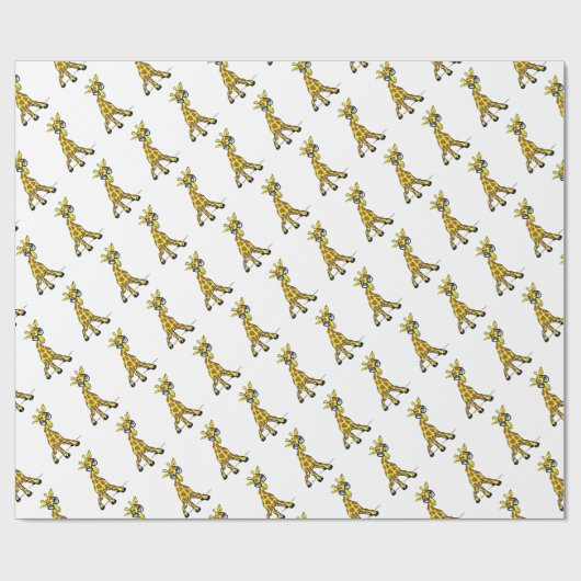 Anna's Giraffe Cadeaupapier (Vlak)