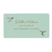 Anna's Hummingbird Address Label (Voorkant)