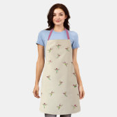 Anna's Hummingbird Apron Schort (Gedragen)