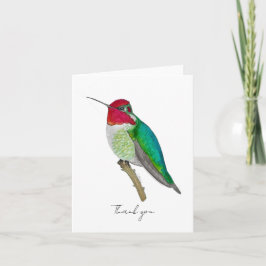 Anna's Hummingbird Bedankkaart