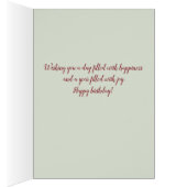 Anna's Hummingbird Birthday Card (Binnen (Rechts))