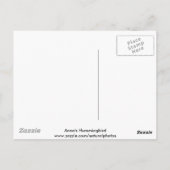 Anna's Hummingbird Briefkaart (Achterkant)