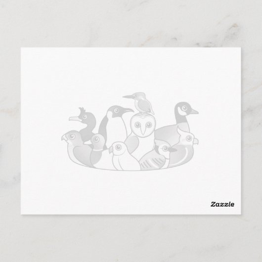 Anna's Hummingbird Briefkaart (Achterkant)