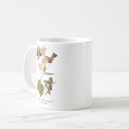 Anna's Hummingbird Coffee Mok (Voorkant links)