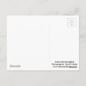 Anna's Hummingbird en Fuschia Briefkaart (Achterkant)