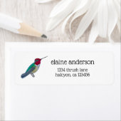 Anna's Hummingbird Etiket (Insitu)