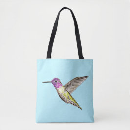 Anna's Hummingbird Illustratie Tote Bag