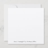 Anna's Hummingbird in vlucht Bedankkaart (Achterkant)