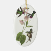 Anna's Hummingbird, James Audubon Keramisch Ornament (Rechts)