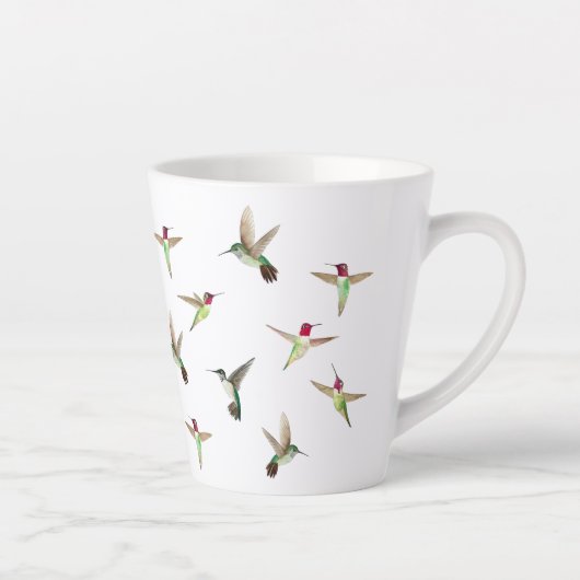 Anna's Hummingbird Latte Mok (Rechts)