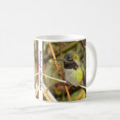 Anna's Hummingbird Mok door BirdingCollectibles (Voorkant rechts)