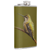 Anna's Hummingbird op Scarlet Trumpetvine Heupfles (Rechts)