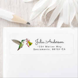 Anna's Hummingbird return address Label