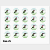 Anna's Hummingbird Ronde Sticker (Vel)
