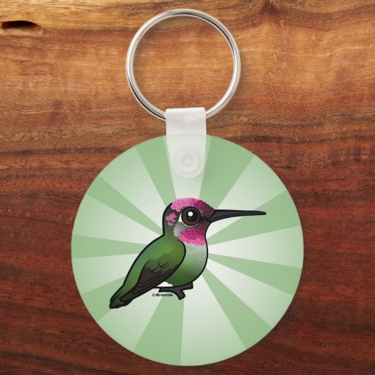 Anna's Hummingbird Sleutelhanger (Achterkant)