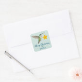 Anna's Hummingbird Square Sticker (Envelop)