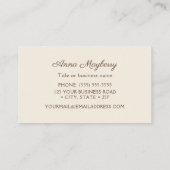 Anna's Hummingbird Square Visitekaartje (Achterkant)