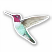 Anna's Hummingbird Sticker (Voorkant)