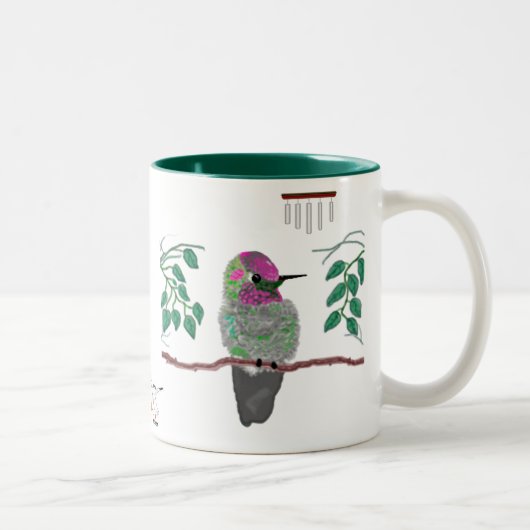 Anna's Hummingbird Tweekleurige Koffiemok (Rechts)