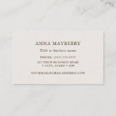 Anna's Hummingbird Visitekaartje (Achterkant)