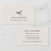 Anna's Hummingbird Visitekaartje (Voorkant / Achterkant)