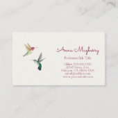 Anna's Hummingbird Visitekaartje (Voorkant)