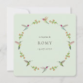 Anna's Hummingbirds Baptism (Voorkant)