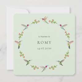 Anna's Hummingbirds Baptism