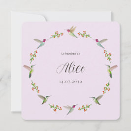 Anna's Hummingbirds Baptism