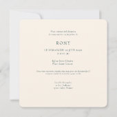 Anna's Hummingbirds Baptism (Achterkant)