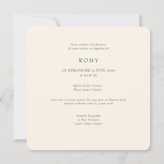 Anna's Hummingbirds Baptism (Achterkant)