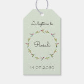 Anna's Hummingbirds Baptism Cadeaulabel (Voorkant)