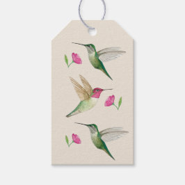 Anna's Hummingbirds Gift Label Cadeaulabel