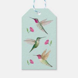 Anna's Hummingbirds Gift Label Cadeaulabel