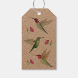 Anna's Hummingbirds Gift Label Cadeaulabel