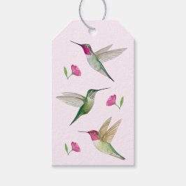 Anna's Hummingbirds Gift Label Cadeaulabel