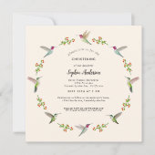 Anna's Hummingbirds Uitnodiging (Voorkant)