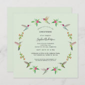 Anna's Hummingbirds Uitnodiging (Voorkant / Achterkant)