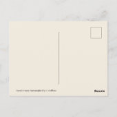 Anna's kolibrie briefkaart (Achterkant)