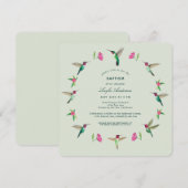 Anna's kolibrie kaart (Voorkant / Achterkant)