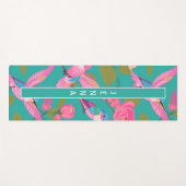 Anna's kolibrie pastel kleurrijke aangepaste patro yogamat (Voorkant (horizontaal))