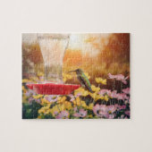 Anna's kolibrie puzzel legpuzzel (Horizontaal)